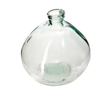 Vase rond verre recyclé Uly D33