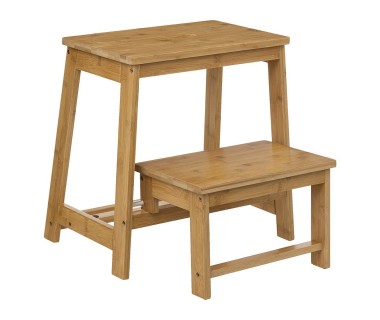 Tabouret marche pied bambou